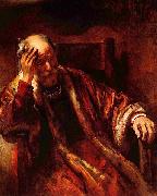Alter Mann im Lehnstuhl, Rembrandt Peale